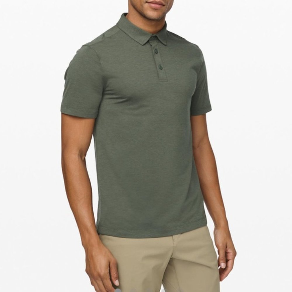 Lululemon Men Evolution Polo Green M